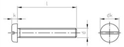 DIN 85 A2 M 6X10 (VPE 500 Stk)
