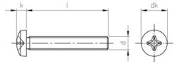 DIN 7985 A4 M 4X10 H (Pack of 500)