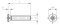 DIN 966 A2 M 8X45 Z (Pack of 200)