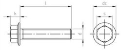 DIN 6921 A2 M 6X40/40 (Pack of 200)