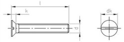 DIN 963 A4 M 4X55 (VPE 500 Stk)