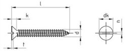 DIN 7972 A2 C 4,8X19 (Pack of 1000)