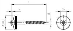 Art. 9068 A2 4,5X25 Z (Pack of 200)