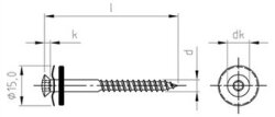 Art. 9087 A2-Cu 4,5X30 TX20 (Pack of 200)