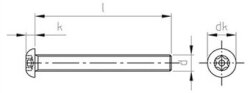 Art. 9121 A2 M 5X30 TX-PIN 25 (Pack of 100)