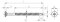 Art. 9244  AISI 410  5,0X80/54 TX25 (Pack of 200)