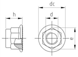 DIN 6926 A2 M 10 (VPE 100 Stk)