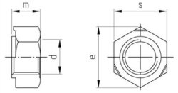 DIN 929 A2 M 16 (Pack of 50)