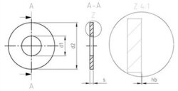 NF E 25-514 A2 M6 (Pack of 200)