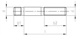 DIN 939 A2 M 5X70 (Pack of 200)