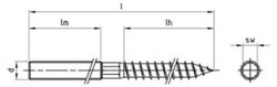 Art. 9082 A2 M 6X90 (Pack of 100)