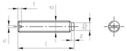 DIN 417  AISI 303  M 2,5X4 (Pack of 200)