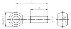 DIN 444 A4 BM 6X50 (Pack of 50)
